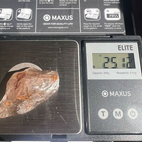 Golden Rutilated Quartz Crystal‎ Freeform (#5) - Picture 4 of 16